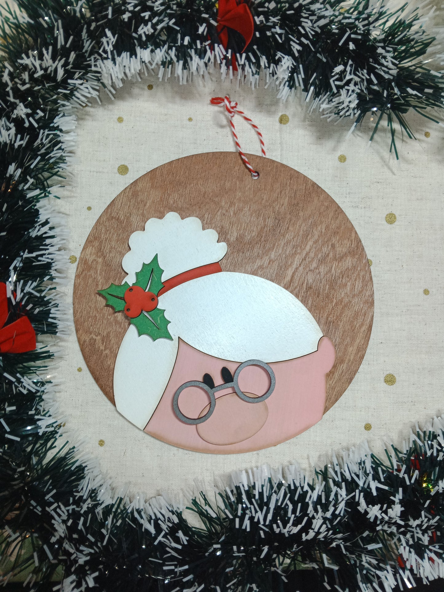 Rond de porte Mère Noël