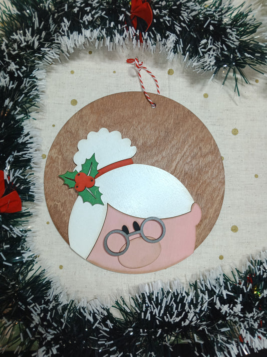 Rond de porte Mère Noël