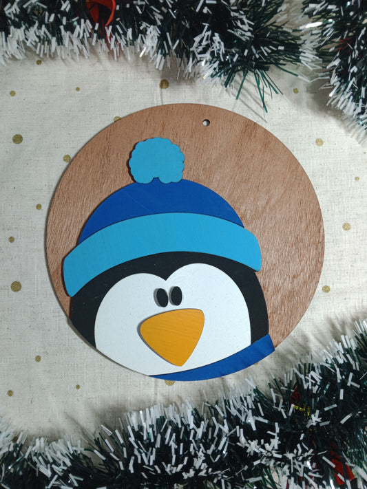 Rond de porte pingouin