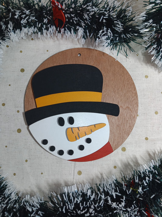 Rond de porte Bonhomme de neige